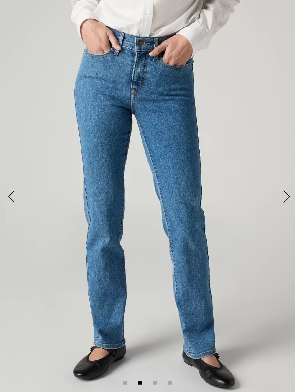 ❤️ LEVIS 314 SHAPING STRAIGHT LEG JEANS, 6 (28)